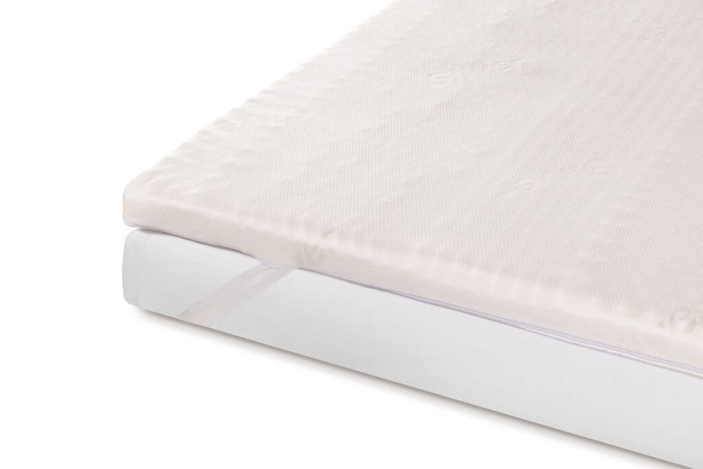 Dettaglio del Topper Memory Suite della collezione Caleffi 4 Hotel