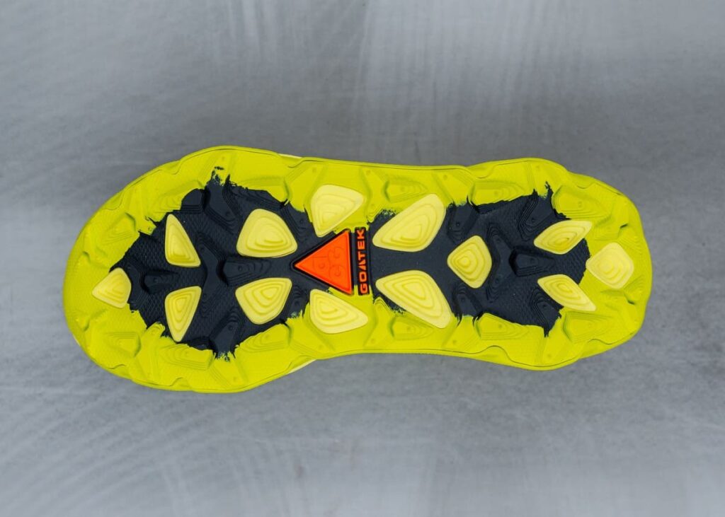 Suola GOATEK delle Nike ACG Picklejus per il trail running