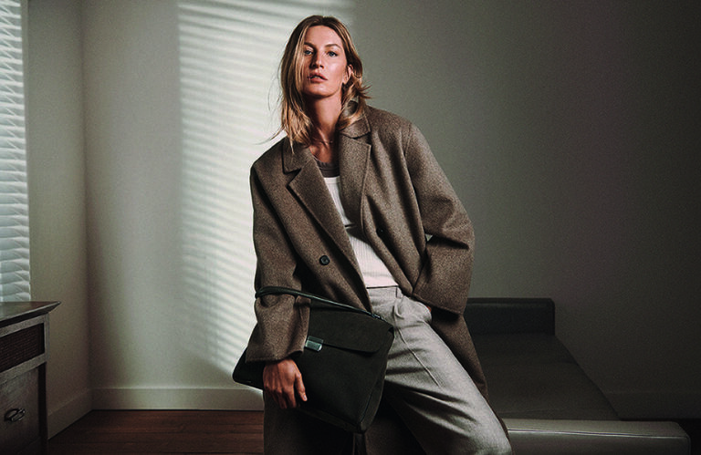 Gisele Bündchen con un look della collezione Marc O'Polo, campagna autunno inverno 2026