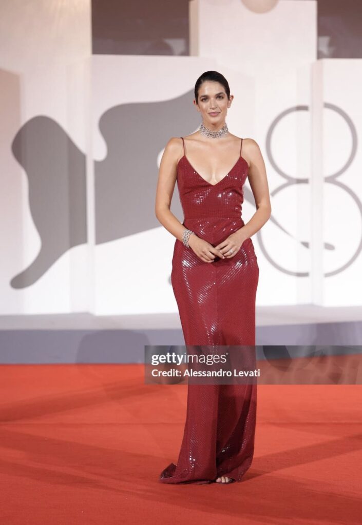 Greta Ferro in Max Mara sul red carpet di Venezia 83