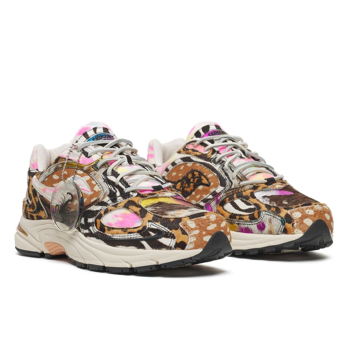 Saucony Grid Jazz 9 Awesome God con ciondolo a forma di scorpione sui lacci