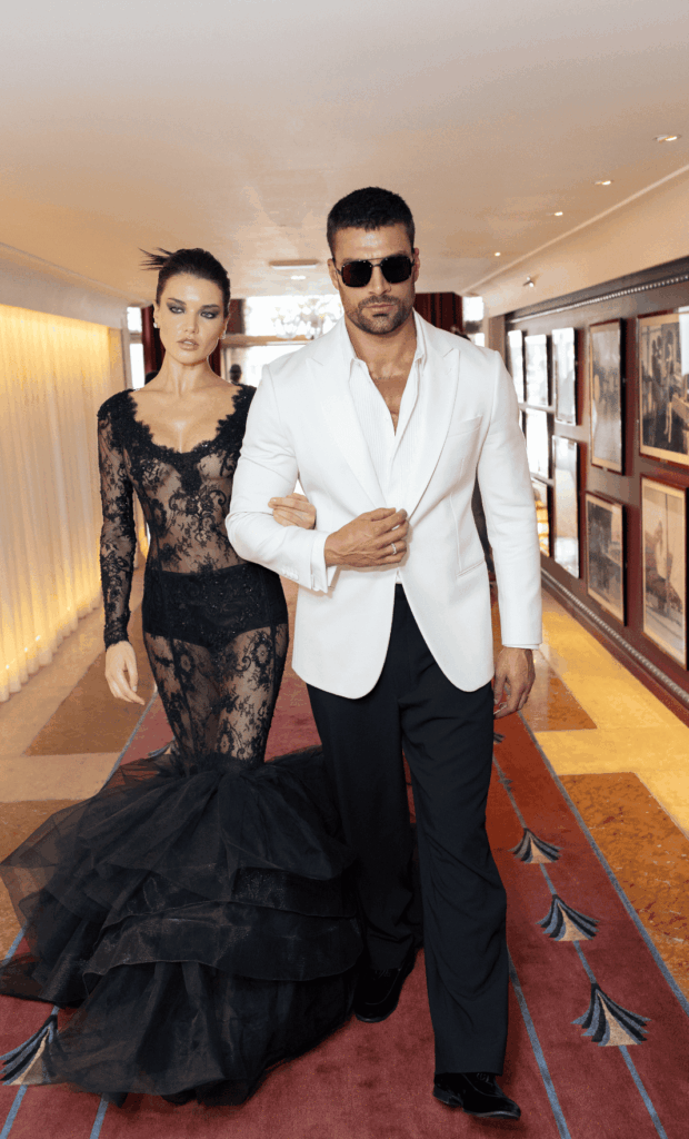Vialina Lemann e Simone Susinna a braccetto al red carpet di Musk, Venezia 83